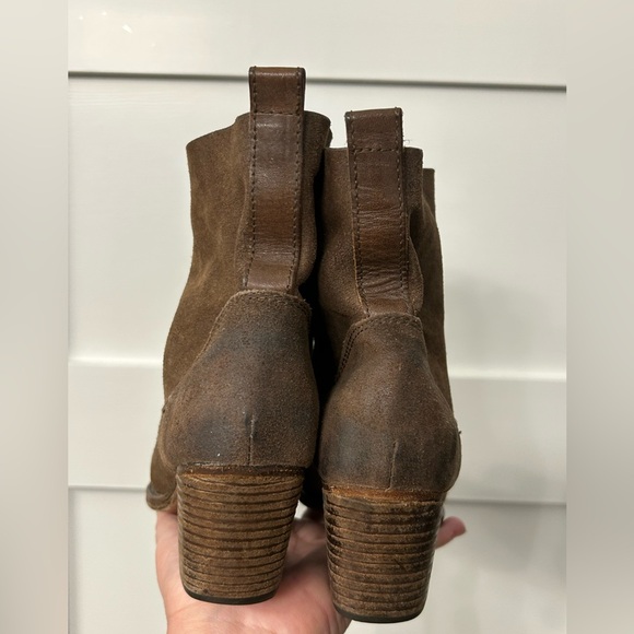 RAG & BONE Mercer LL Brown Leather Booties Size 37 - Picture 6 of 12